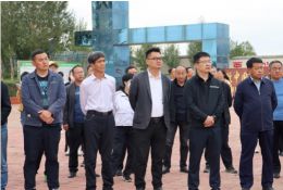 全市農牧業種業工作學習交流考察團蒞臨內蒙古賽諾種羊科技有限公司考察參觀